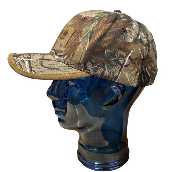 NWOT Dri-Duck Case Tractor Agriculture Farm Camo Adjustable Strapback Hat Cap - Picture 8 of 13